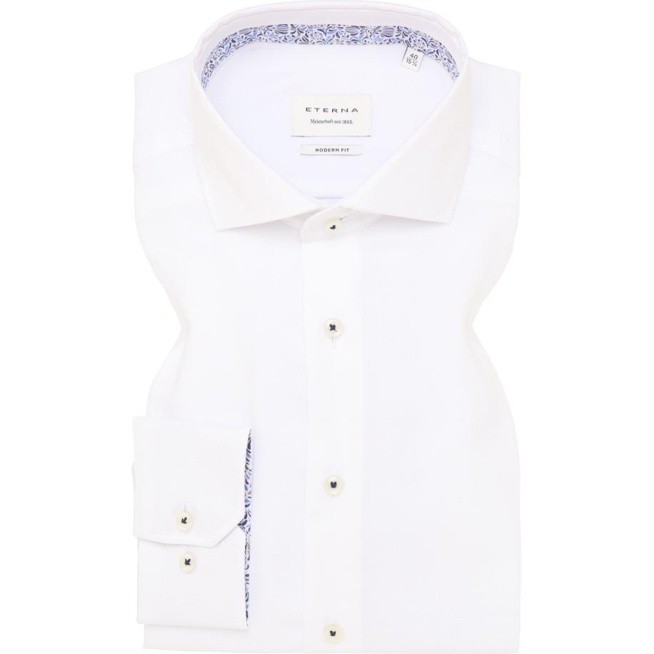 ETERNA Overhemd ML6 (vanaf 68 CM) wit Wit