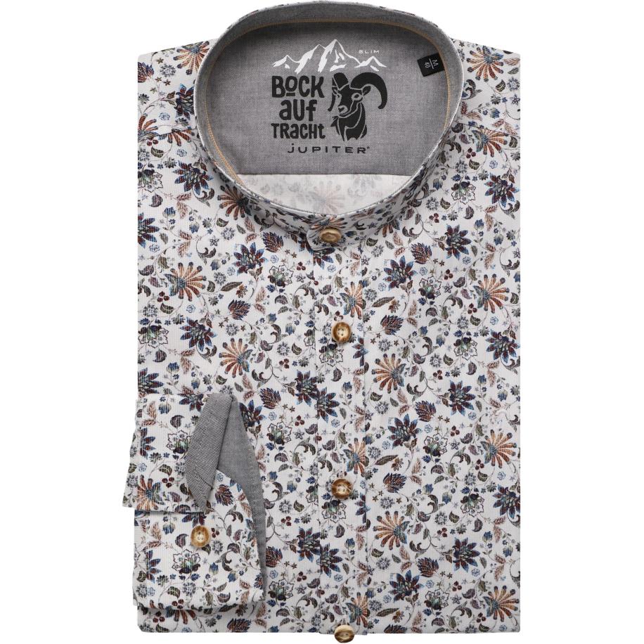 Jupiter Traditioneel overhemd groen, Motief Groen