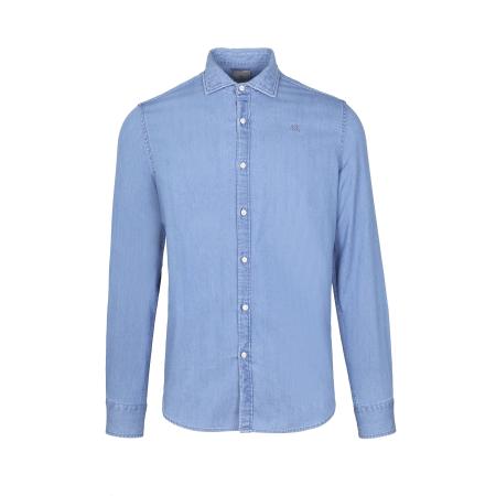 ScalperS Scalpers Overhemd blauw denim