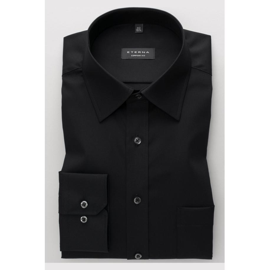ETERNA Overhemd ML7 (72CM+) zwart Zwart