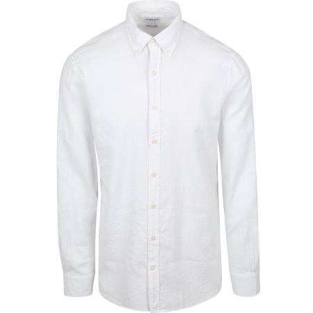 McGregor Overhemd Linnen Blend Wit