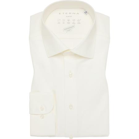 ETERNA Performance Overhemd wit, Effen