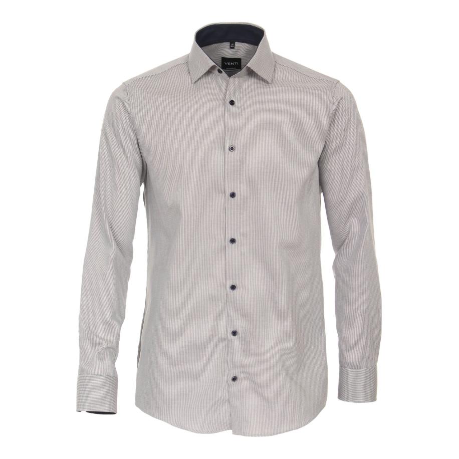 Venti Overhemd beige, Faux-uni Bruin