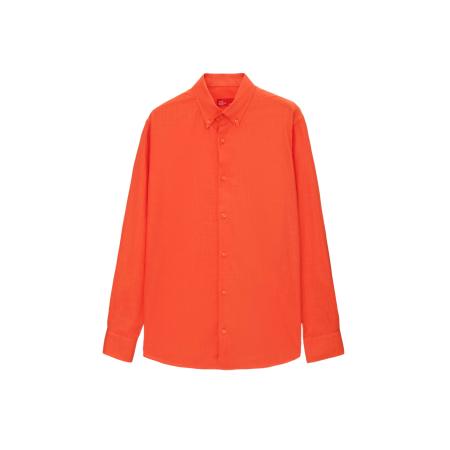 D’S Damat D’S Damat Overhemd lichtoranje