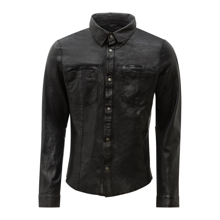 RICANO RICANO Overhemd Das Reverse zwart -