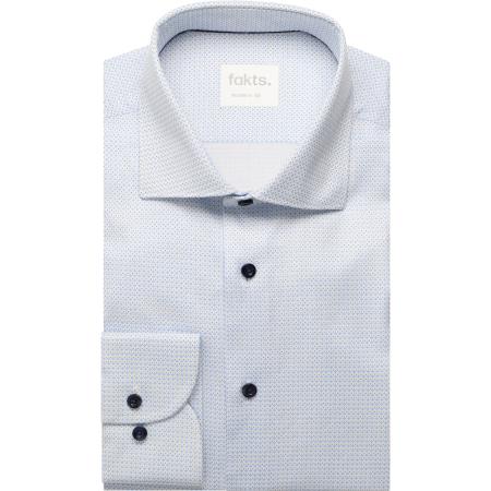 fakts Busy Overhemd blauw, Motief