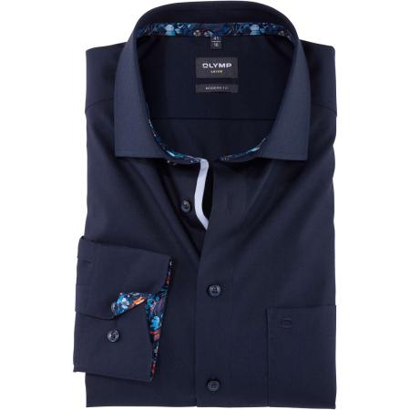 OLYMP Luxor Overhemd ML6 (vanaf 68 CM) kobalt