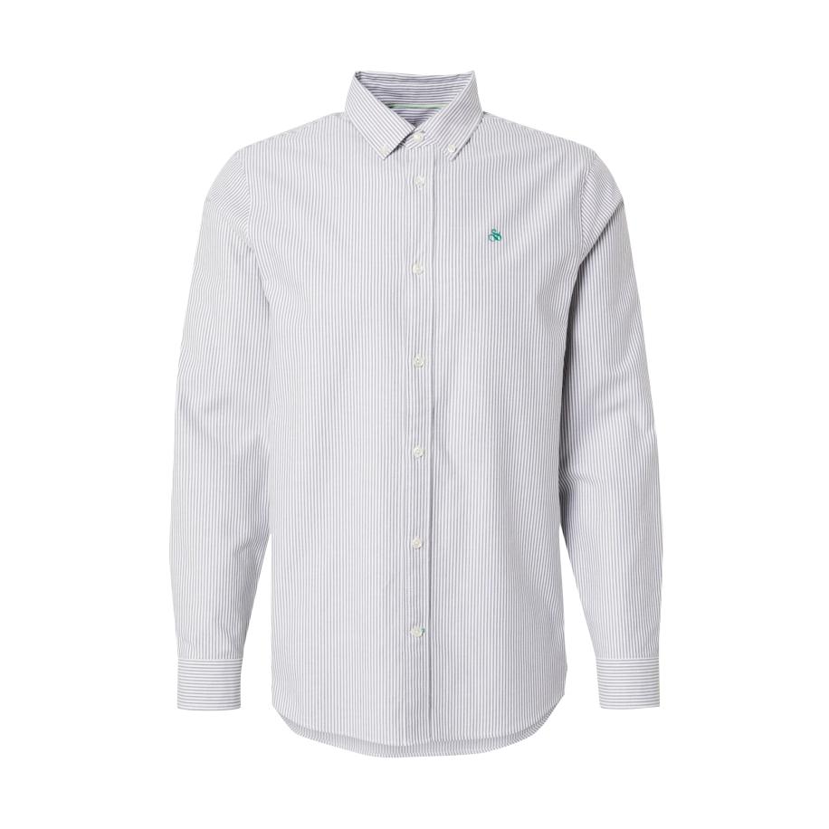 Scotch & Soda SCOTCH & SODA Overhemd Seasonal Core groen / wit -