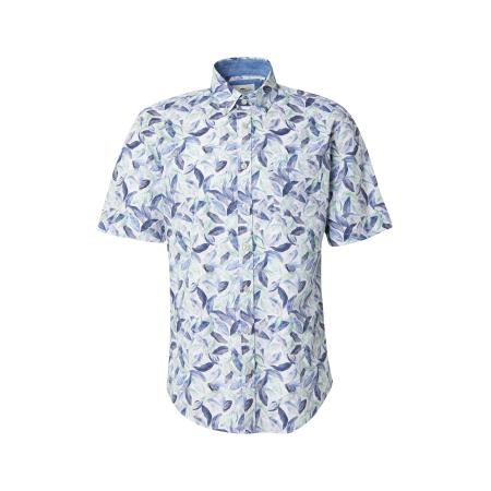 Fynch-Hatton FYNCH-HATTON Overhemd navy / duifblauw / wit