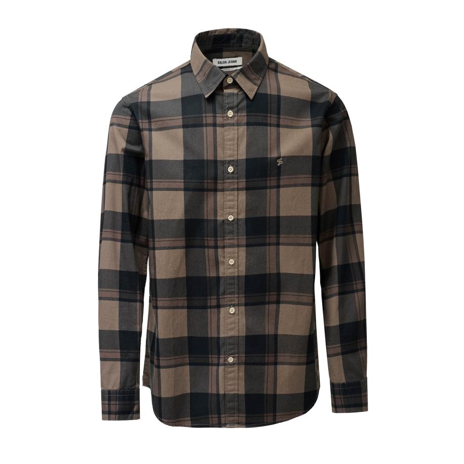 Salsa Salsa Jeans Overhemd camel / zwart -