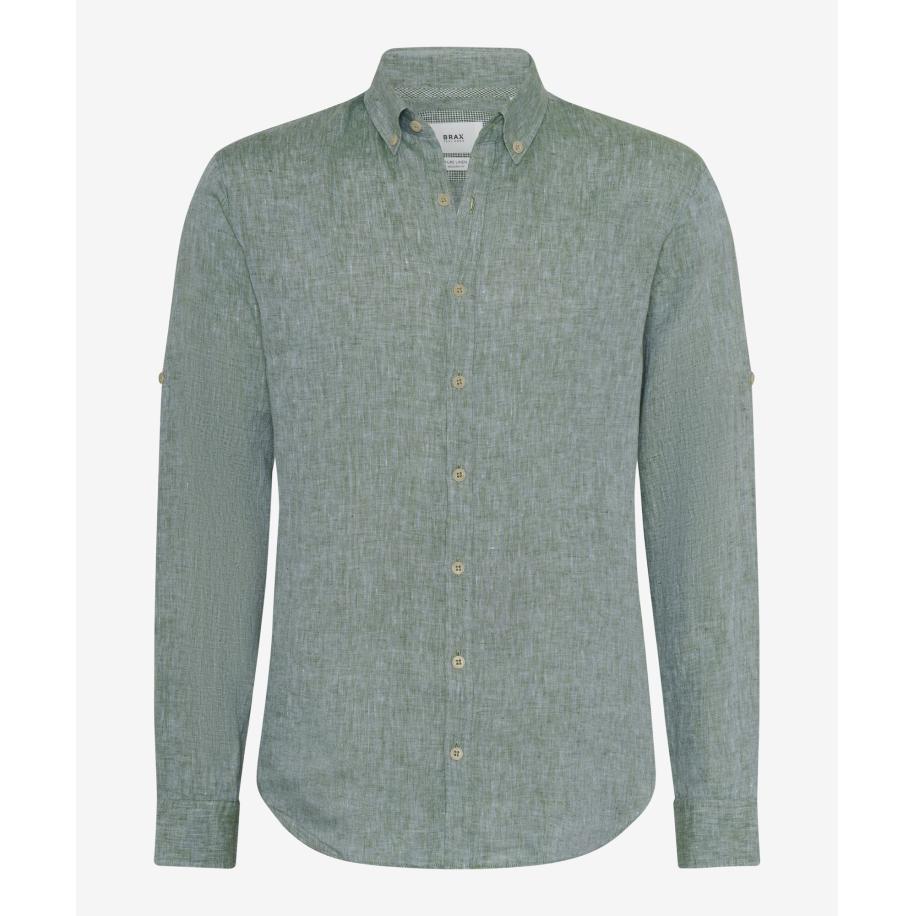 Brax BRAX Overhemd Dirk groen -
