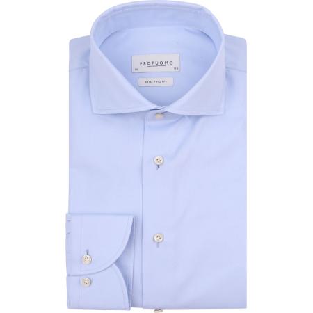 Profuomo Hadleighs Royal Twill Shirt No6 Blauw