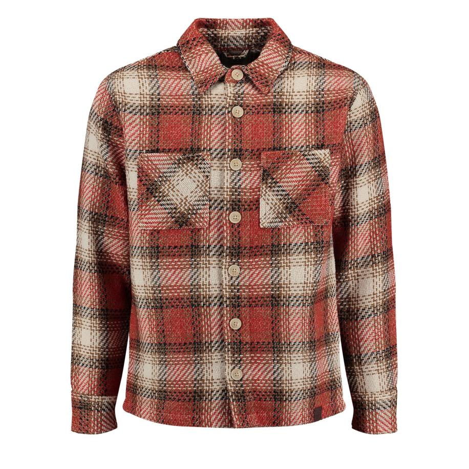 Key Largo Key Largo Overhemd beige / spar / donkerrood -