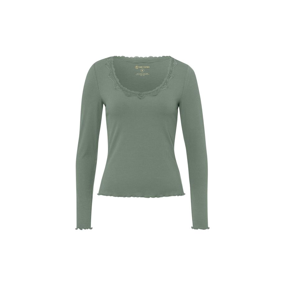 Les Lunes Les Lunes Blouse Maala groen -