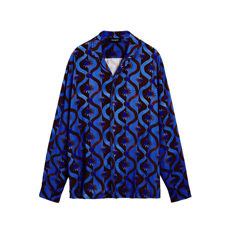 Desigual Desigual Overhemd blauw / donkerrood -