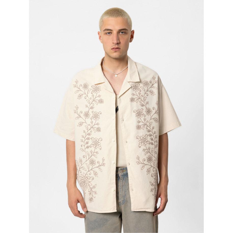 VAMOS CLO Overhemd beige Bruin