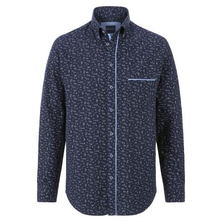 BABISTA Overhemd donkerblauw, Motief