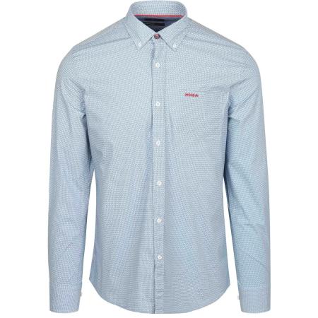 NZA Shirt Adriel Poplin Blauw