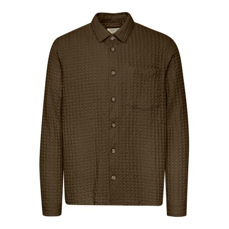 Solid !Solid Overhemd Nelix donkerbruin