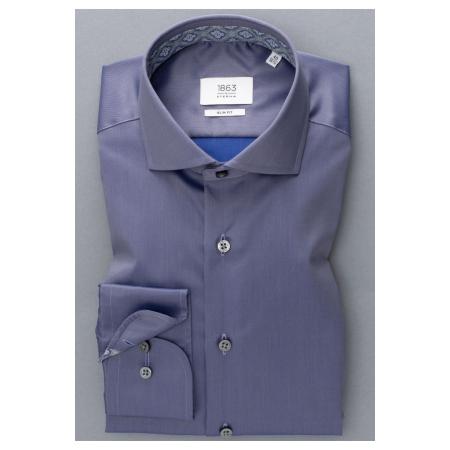 ETERNA 1863 Overhemd grijs, Effen