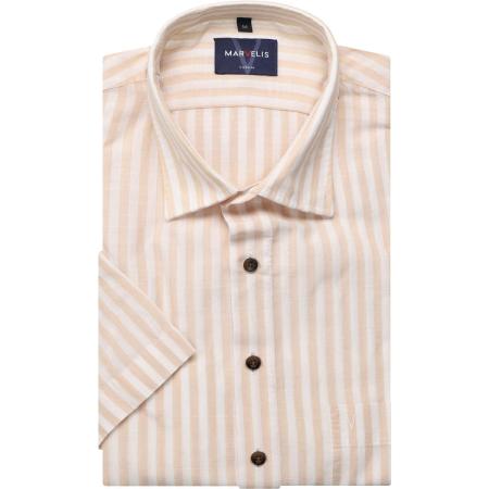 Marvelis Casual Overhemd Korte mouw natuurlijk