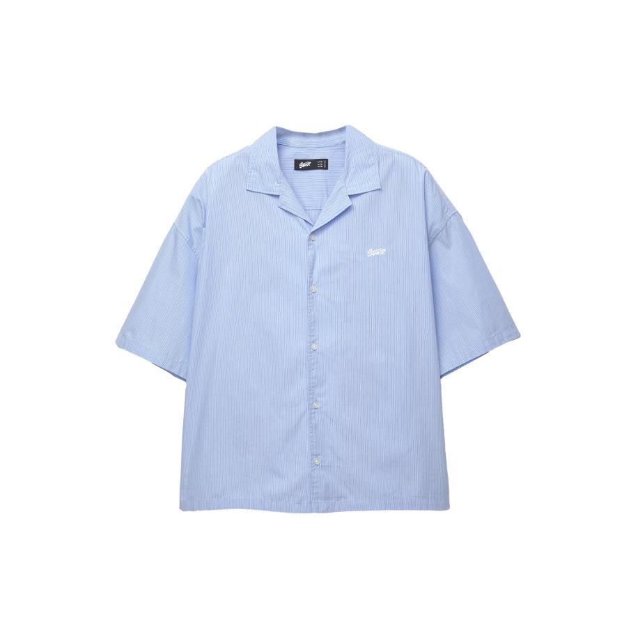 Pull&Bear Pull&Bear Overhemd lichtblauw / antraciet / wit -