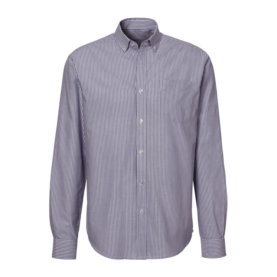 H.I.S H.I.S Overhemd H.I.S grijs / wit -