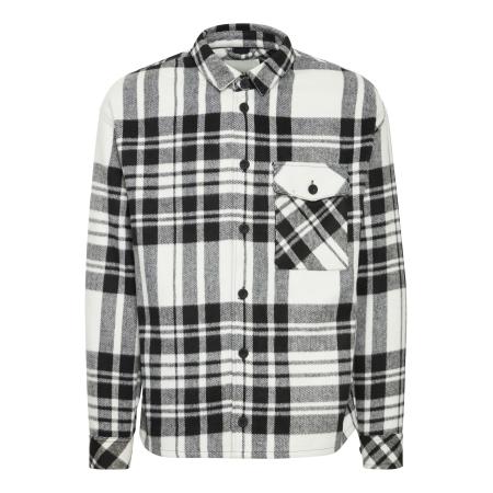 Solid !Solid Overhemd zwart / wit