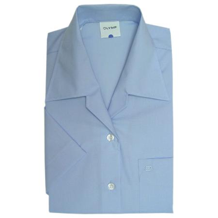 OLYMP Tendenz Dames Overhemd blauw, Motief