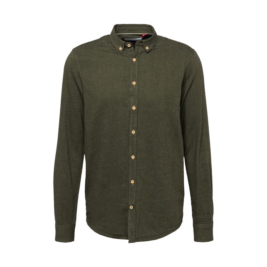 Kronstadt Kronstadt Overhemd Johan Diego olijfgroen -