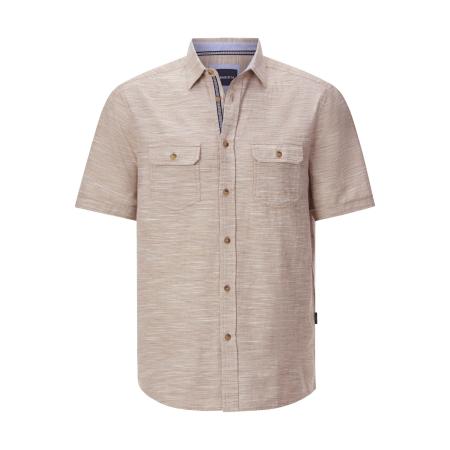 BABISTA Overhemd Korte mouw beige