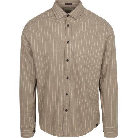 Dstrezzed Overhemd Anthony Streep Beige