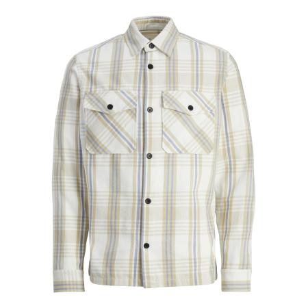 Jack & Jones JACK & JONES Overhemd beige / crème / blauw