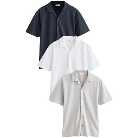 Next Next Overhemd navy / lichtgrijs / wit