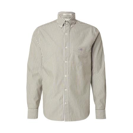 Gant GANT Overhemd olijfgroen / wit
