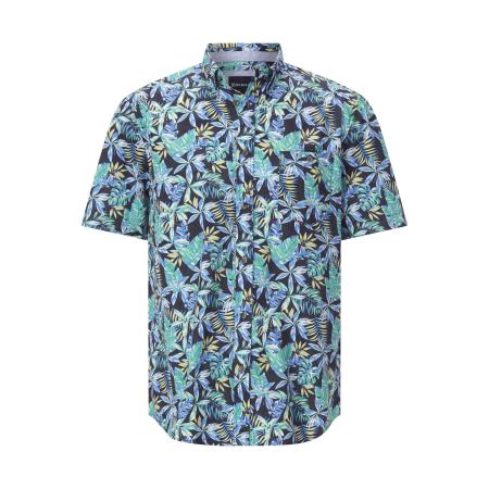 BABISTA Overhemd Korte mouw donkerblauw