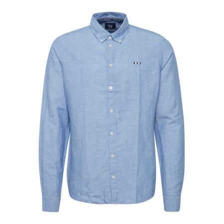 FQ1924 FQ1924 Overhemd Fqerlendur hemelsblauw / rood / wit