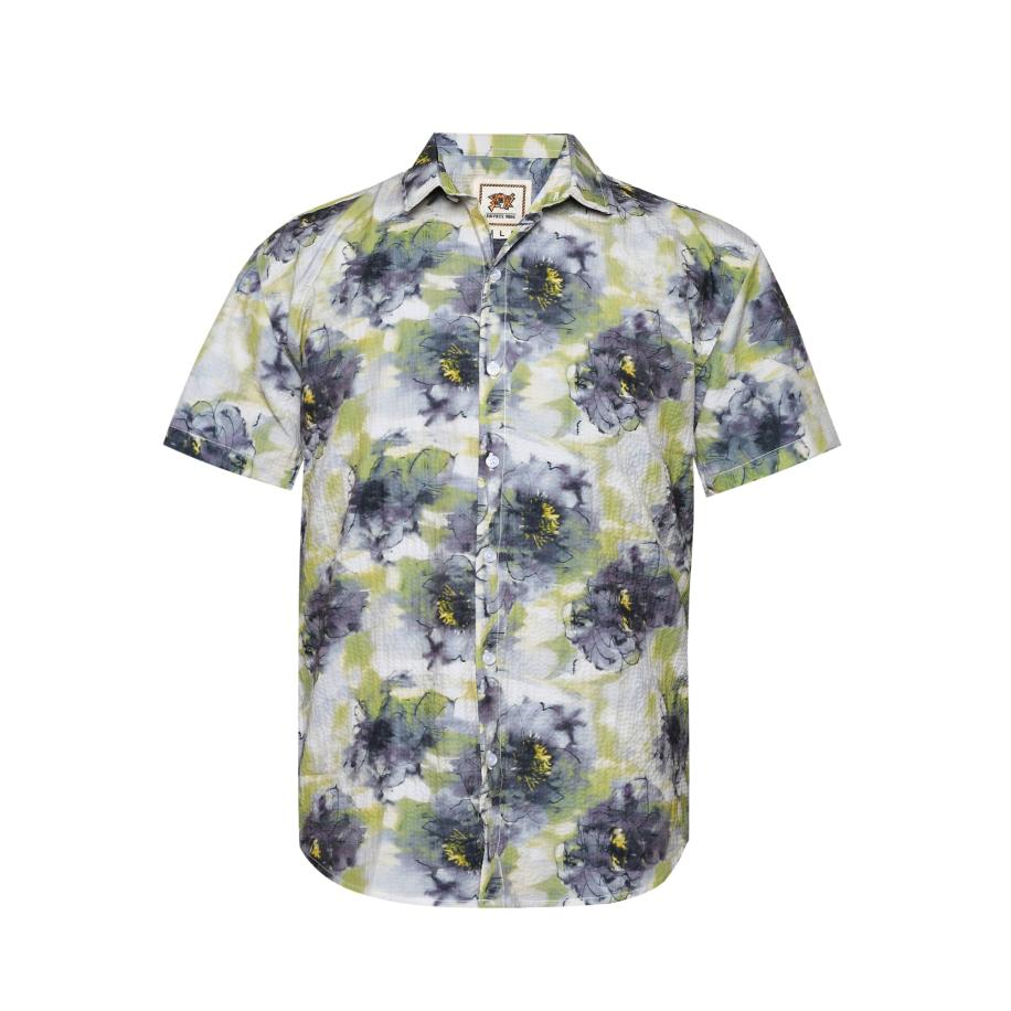 Campus Sutra Campus Sutra Overhemd ecru / geel / donkergrijs / lichtgroen -