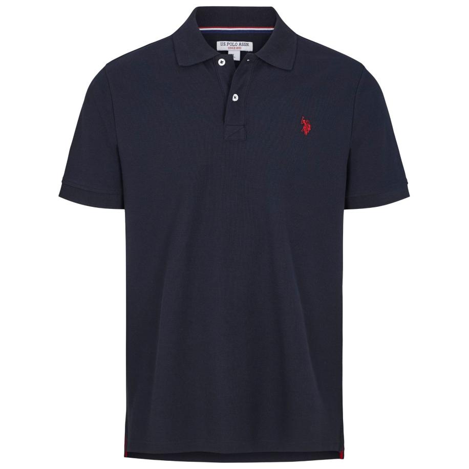 U.S. Polo Assn. U.S. POLO ASSN. Shirt Alfred donkerblauw / kersrood -