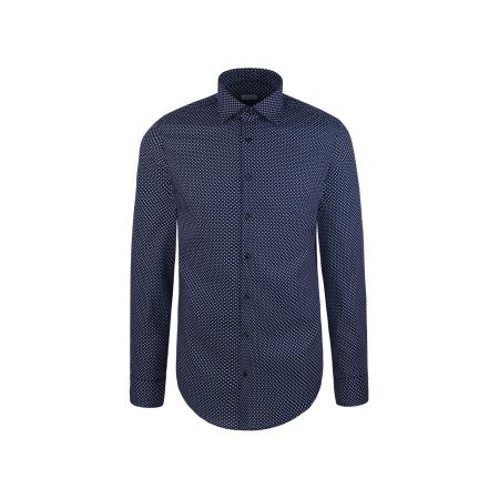 Seidensticker SEIDENSTICKER Zakelijk overhemd Schwarze Rose lichtblauw / donkerblauw