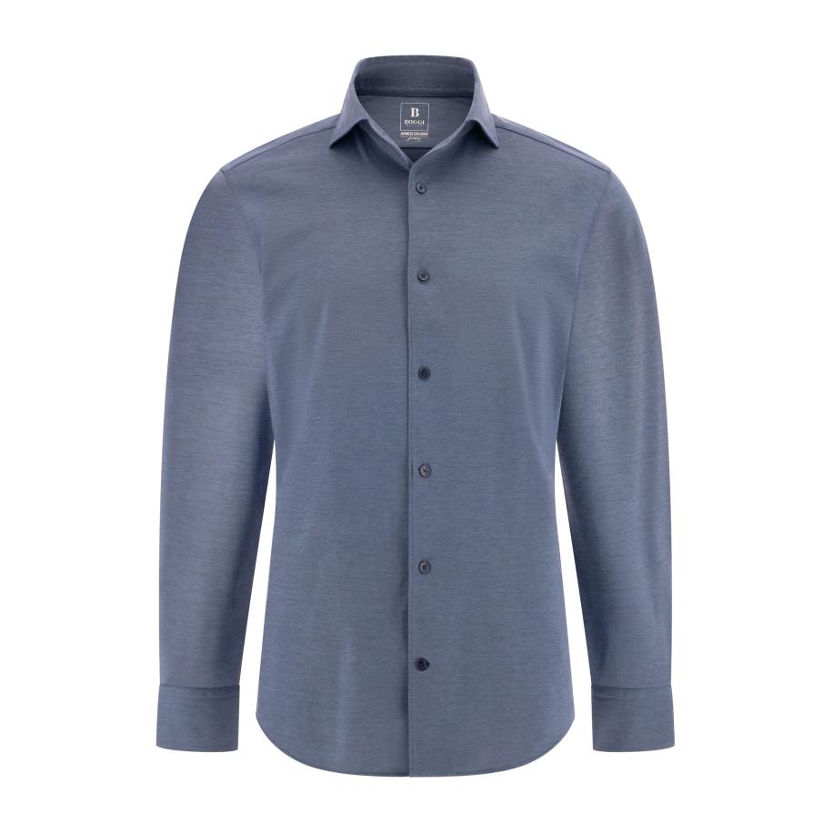 Boggi Milano Overhemd opaal Blauw