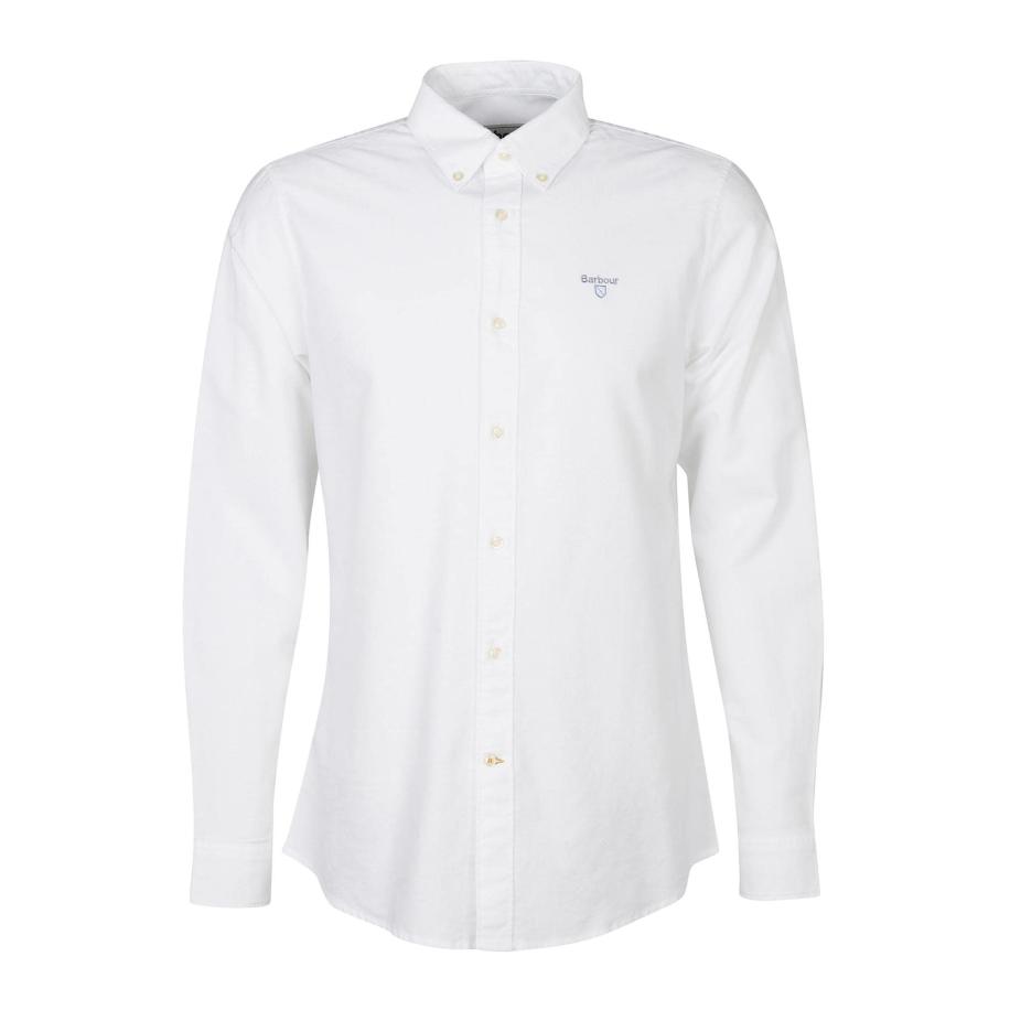 Barbour Overhemd Oxtown blauw / zilvergrijs / wit Wit