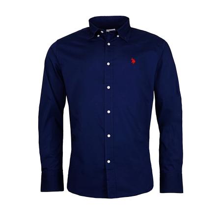 U.S. Polo Assn. U.S. POLO ASSN. Overhemd blauw / rood