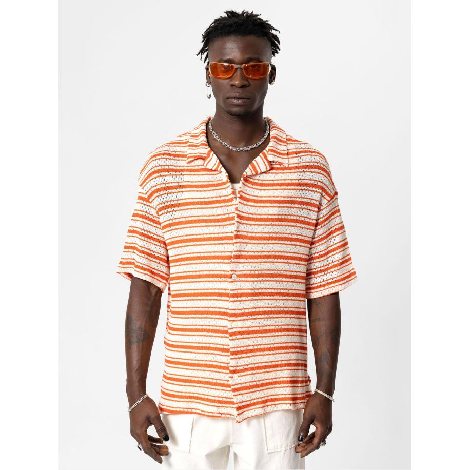 VAMOS CLO VAMOS CLO Overhemd kreeft / wolwit -