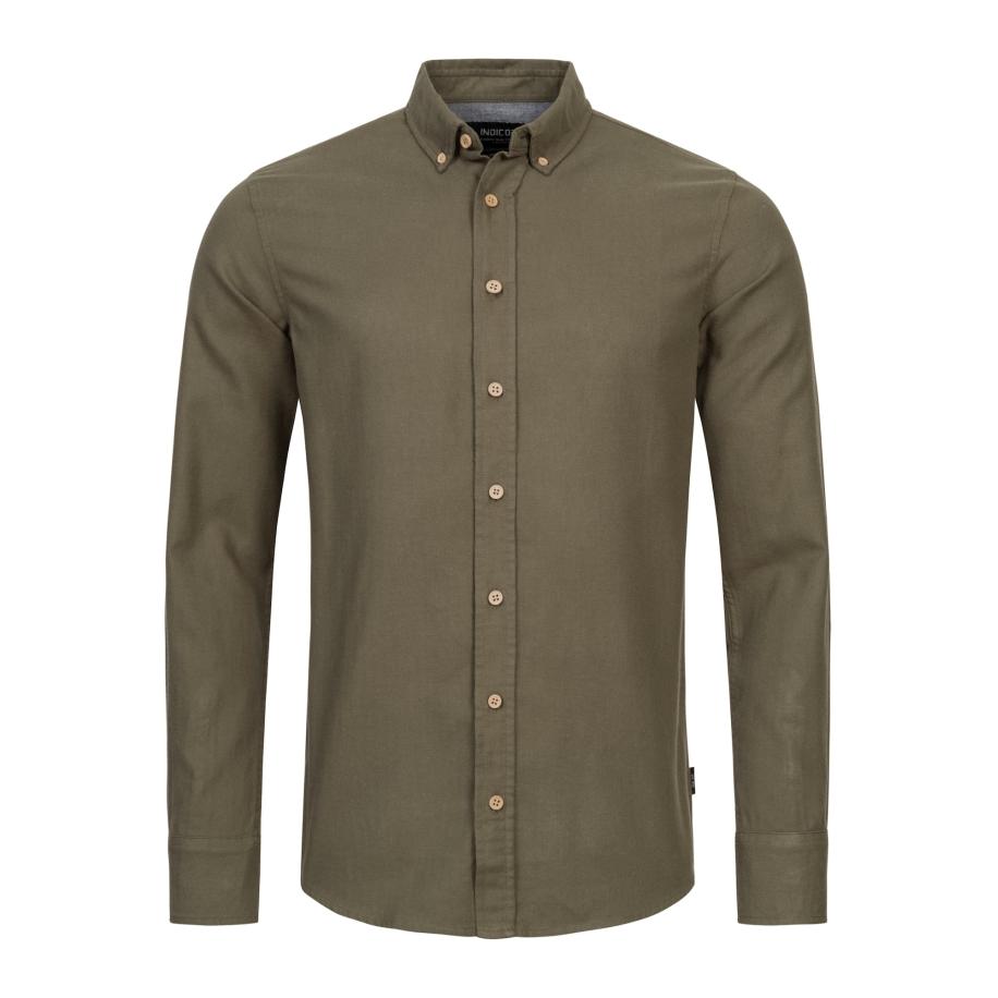 INDICODE JEANS INDICODE JEANS Overhemd Riverside kaki -