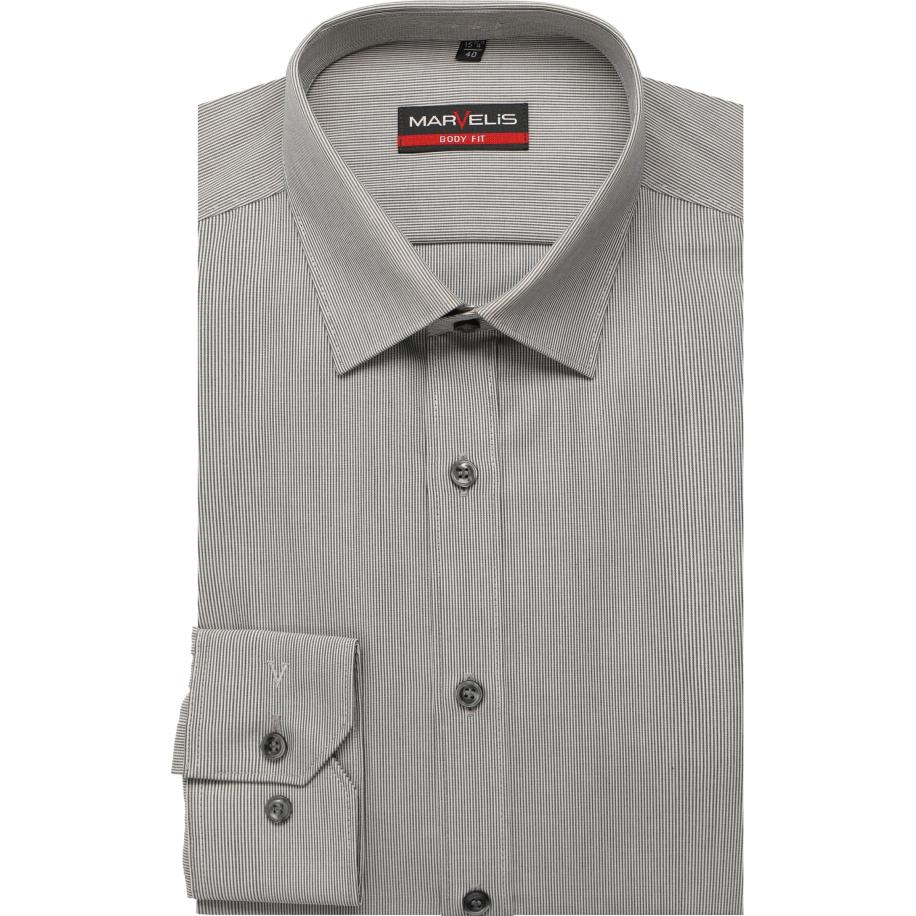 Marvelis Overhemd ML6 (vanaf 68 CM) antraciet Grijs