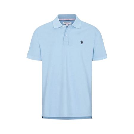 U.S. Polo Assn. U.S. POLO ASSN. Shirt Alfred lichtblauw / zwart