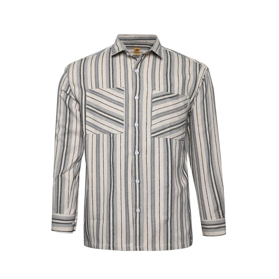 Campus Sutra Campus Sutra Overhemd Zibiah lichtbeige / lichtgrijs / zwart -