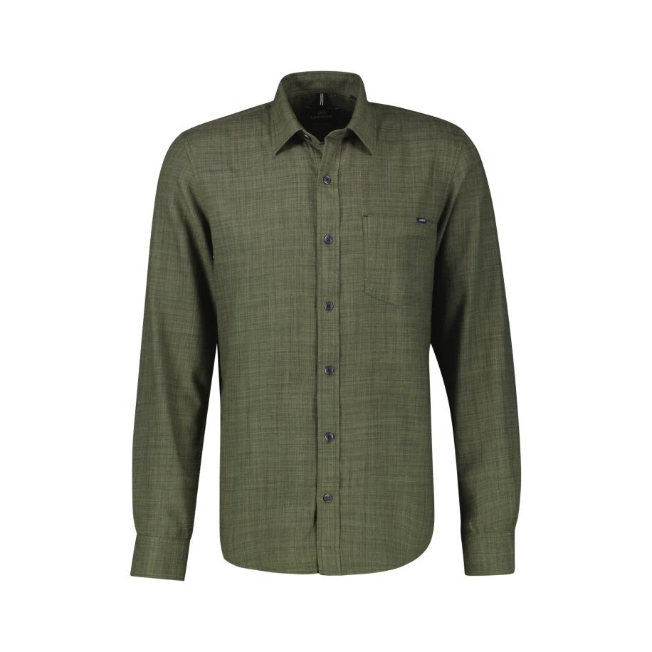 Lerros LERROS Overhemd olijfgroen -
