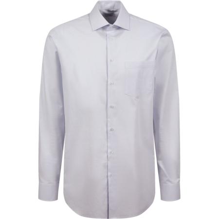 Seidensticker Overhemd lichtblauw, Bedrukt